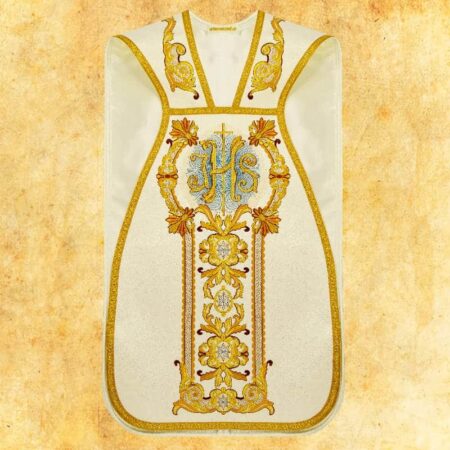 Roman Embroidered Chasuble "Feliz Navidad"