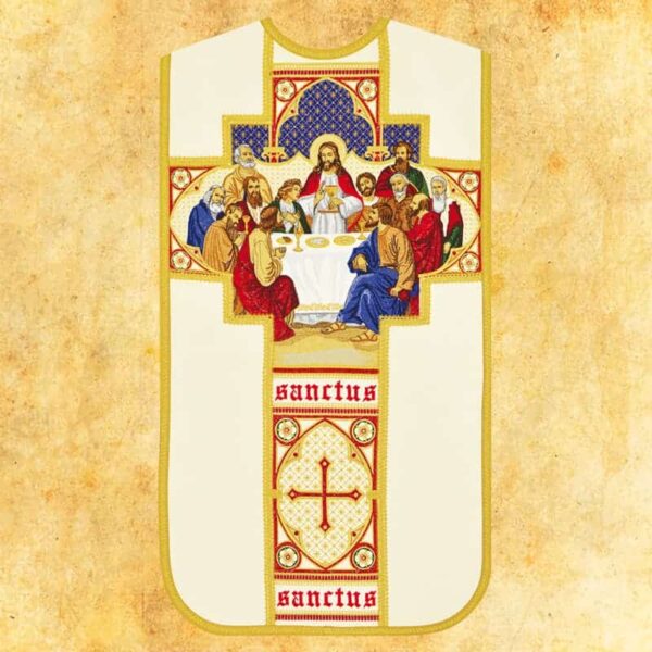 Roman Embroidered Chasuble "The Last Supper"