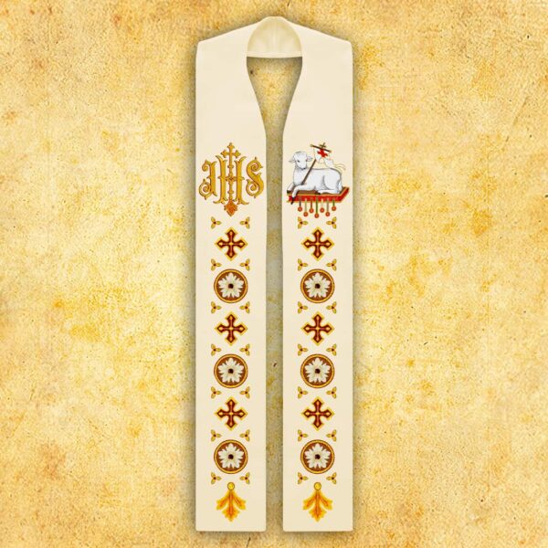 Embroidered Stole "Lamb of God"