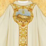 Embroidered Chasuble "Feliz Navidad"