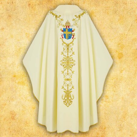Embroidered Chasuble "John Paul II"