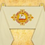 Embroidered Shoulder Veil "Lamb of God"