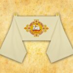 Embroidered Shoulder Veil "Lamb of God"