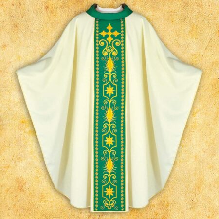 Chasuble with Embroidered Belt "Sacrum"