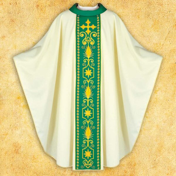 Chasuble with Embroidered Belt "Sacrum"