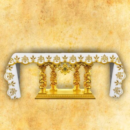 Embroidered Tablecloth "Gold Series - Cross" - any size