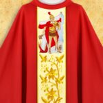 Chasuble with Embroidered Image "St. Lucy"