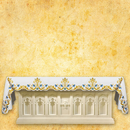 Embroidered Tablecloth "Madonna" - any size