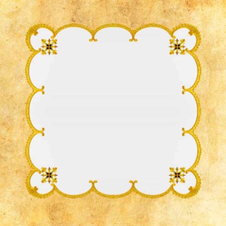 Embroidered Napkin "Agnus Dei" 45X45