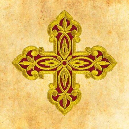 Embroidered appliqué "Cross"