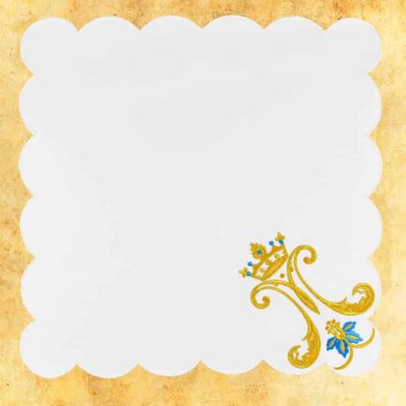 Embroidered Napkin "Madonna" 32X32