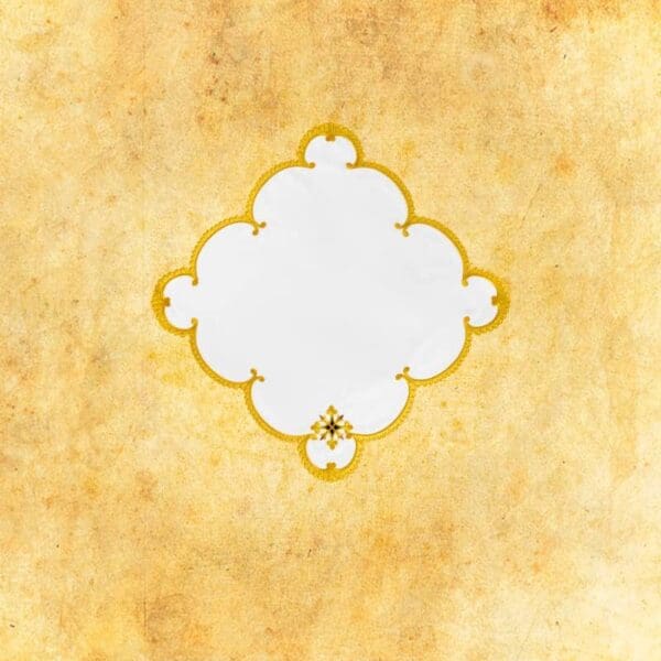 Embroidered Napkin "Agnus Dei" 32X32