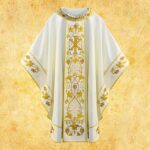Embroidered chasuble "Sacramento"