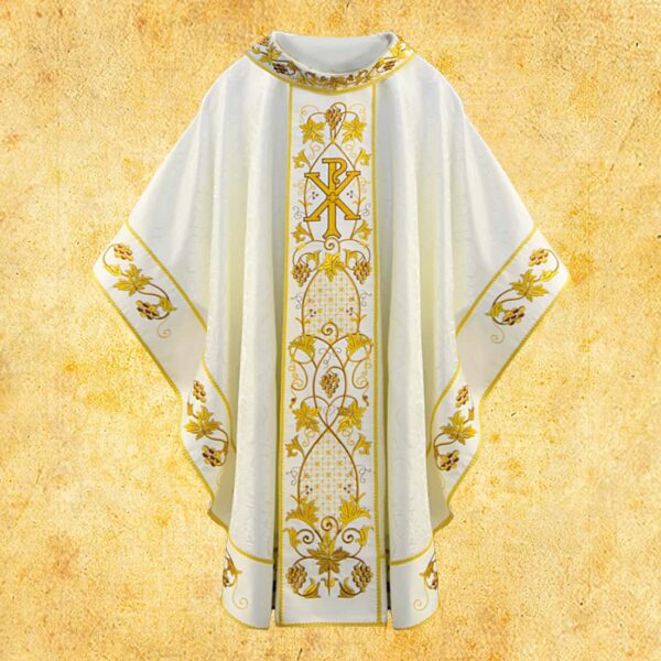 Embroidered chasuble "Sacramento"