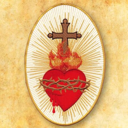 Chalice linen "Gold" "Heart of Jesus"