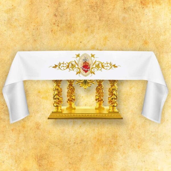 Embroidered appliqué "Heart of Mary"