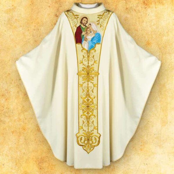 Embroidered chasuble "Holy Family"