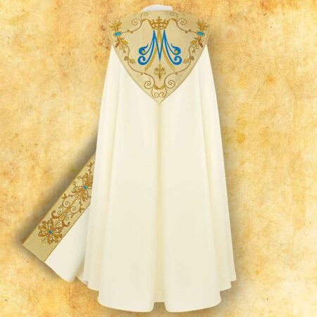 Embroidered chasuble "La Madonna Del Rosario"