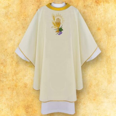 Embroidered chasuble "Fratelli"
