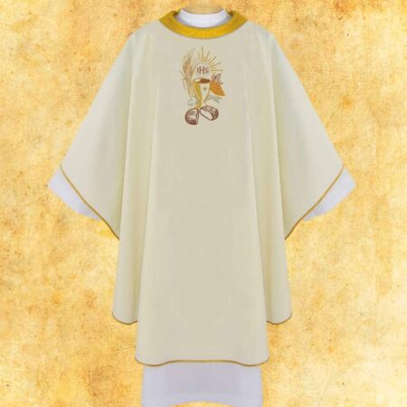Embroidered chasuble "Fratelli"