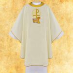 Embroidered chasuble "Fratelli"