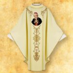 Chasuble with embroidered image "Primate of the Millennium" Stefan Wyszyński