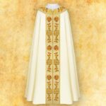 Embroidered cope "Feliz Navidad"