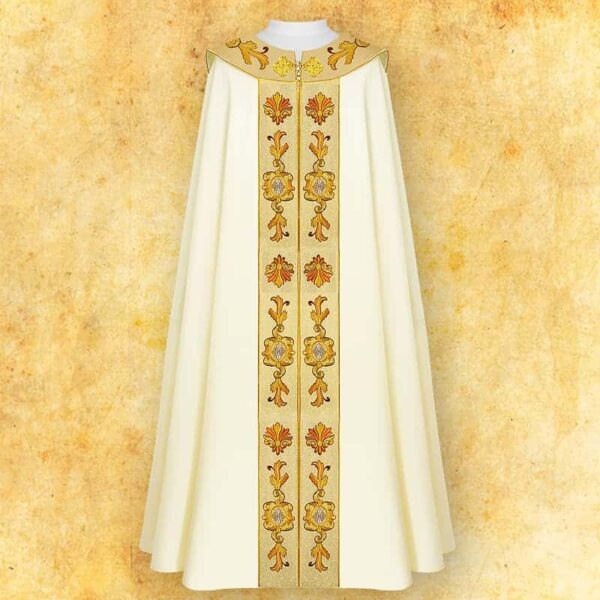 Embroidered cope "Feliz Navidad"