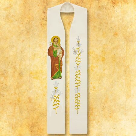 Embroidered stole "St. Joseph"