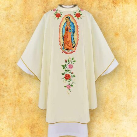 Embroidered chasuble "Our Lady of Guadalupe"