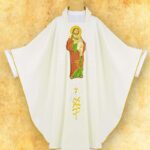 Chasuble with embroidered image "St. Joseph"