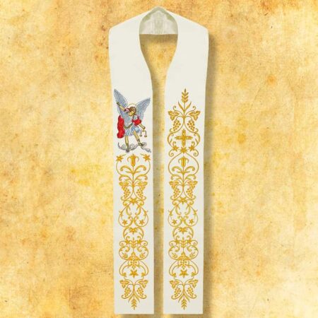 Embroidered stole "Archangel Michael"