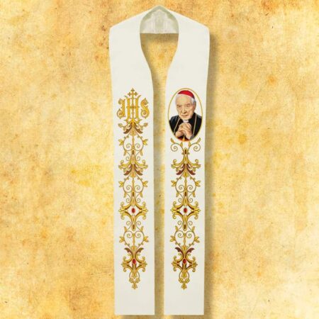 Embroidered stole "Cardinal Stefan Wyszyński"