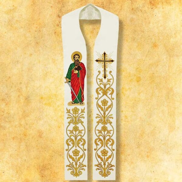 Embroidered stole "St. Paul"