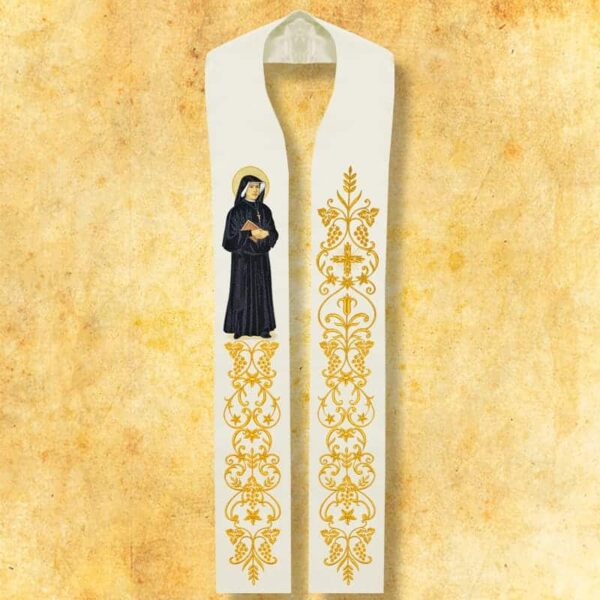 Embroidered stole "St. Faustina"