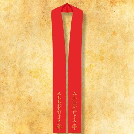 Embroidered stola for large cross "Alleluia"