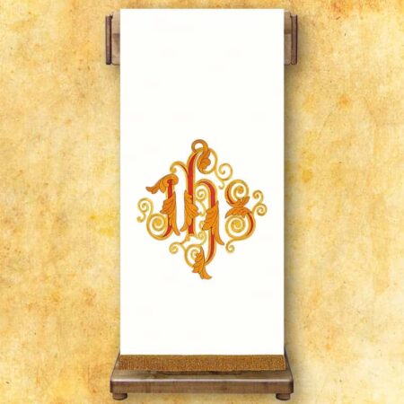 Embroidered lectern "IHS"