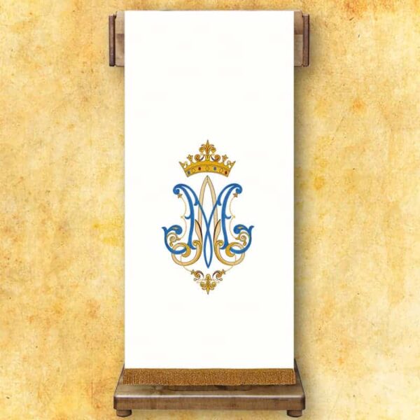 Embroidered lectern "IHS"
