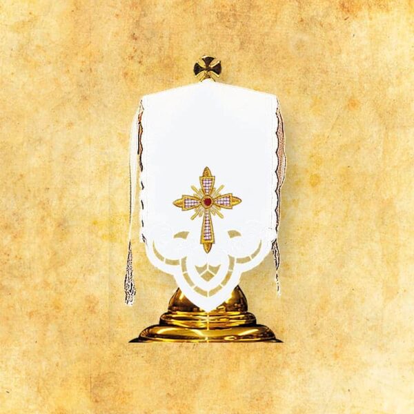 "Rafael" Ciborium Veil for a tin