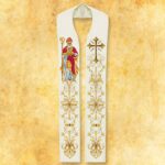 Embroidered stole "St. Nicholas"