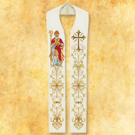 Embroidered stole "St. Nicholas"