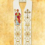 Embroidered stole "St. Nicholas"