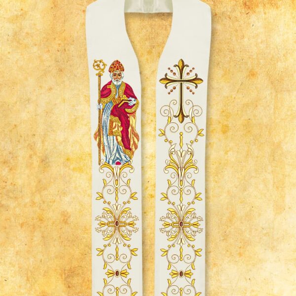 Embroidered stole "St. Nicholas"