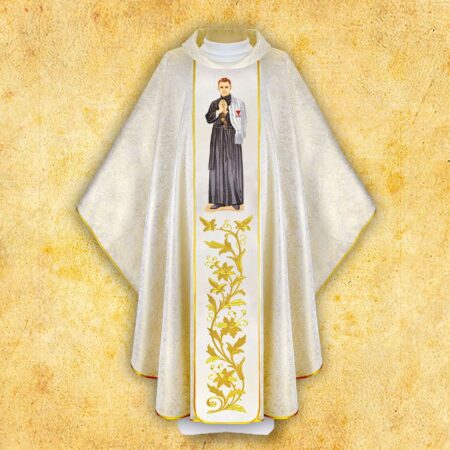 Chasuble with embroidered image of "Blessed Frelichowski"