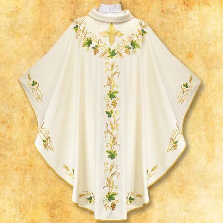 Embroidered chasuble "Cantico"