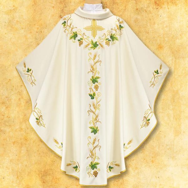 Embroidered chasuble "Cantico"