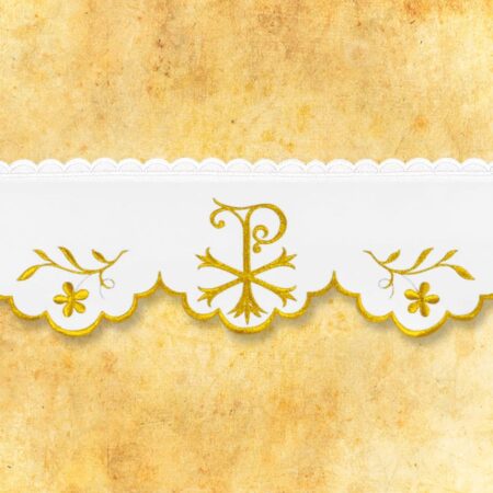 Embroidered lace "Gold series no. 1"