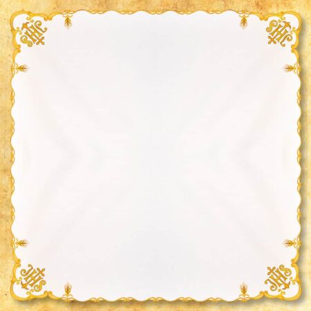 Embroidered lace "Gold Series - IHS"