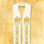Embroidered Roman "Mary" stole