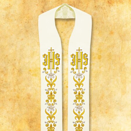 Embroidered Roman "Mary" stole